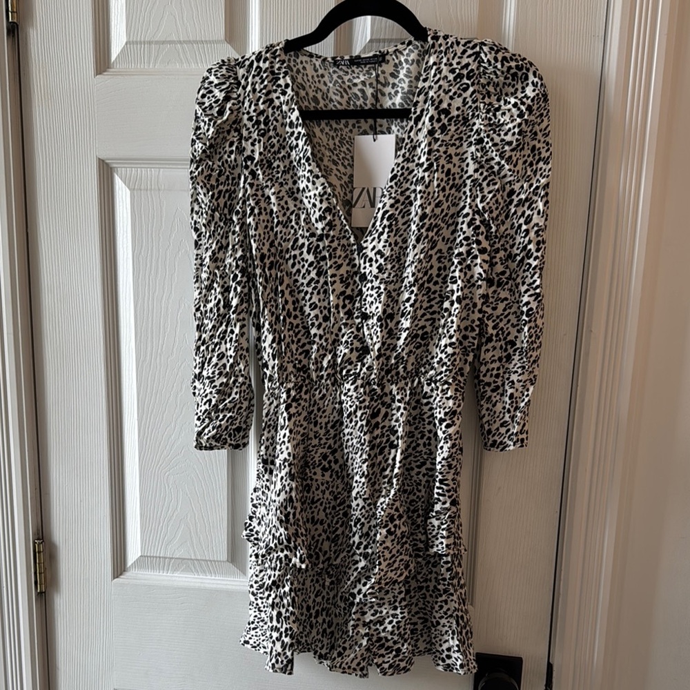 Zara Leopard Print Dress